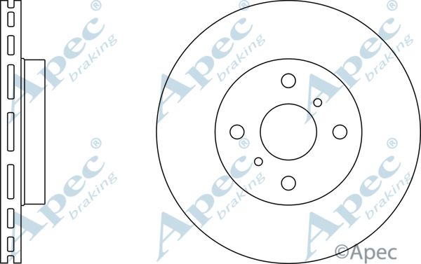 APEC BRAKING Jarrulevy DSK2362